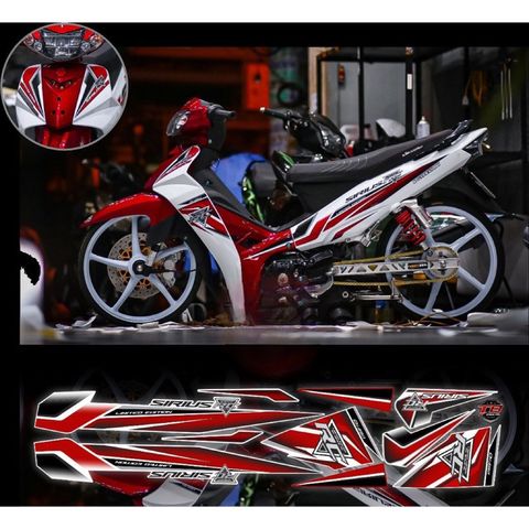 Tem rời Sirius Rc V3 HOt Xe trắng mới 2024 phối nhiều màu