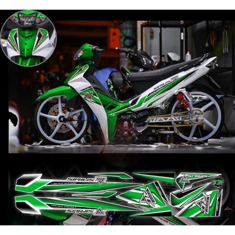 Tem rời Sirius Rc V3 HOt Xe trắng mới 2024 phối nhiều màu