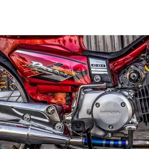 Tem Rời Dán Xe Dream Mẫu Đỏ Đen Bạc Ex5 Cực Đẹp, Hàng 3 Lớp Chất Lượng Cao Quyen Decal