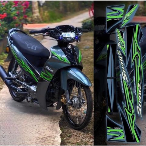 Tem rời Sirius cho áo xám xanh phối đủ màu