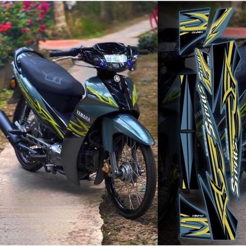 Tem rời Sirius cho áo xám xanh phối đủ màu