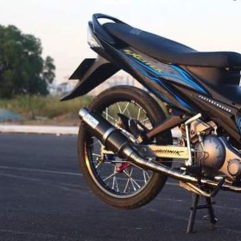 Tem Rời Ex Nhỏ Dán Xe Đen Bóng Phối Tem Chuẩn Xanh  - Decal In Chất Lượng
