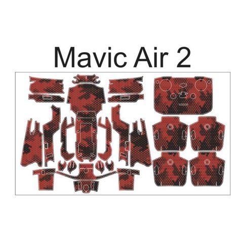 Skin Decal Trang Trí Flycam Dji Mavic Air 2 - Air 2S - Dán Full Body  - Decal In Chất Lượng
