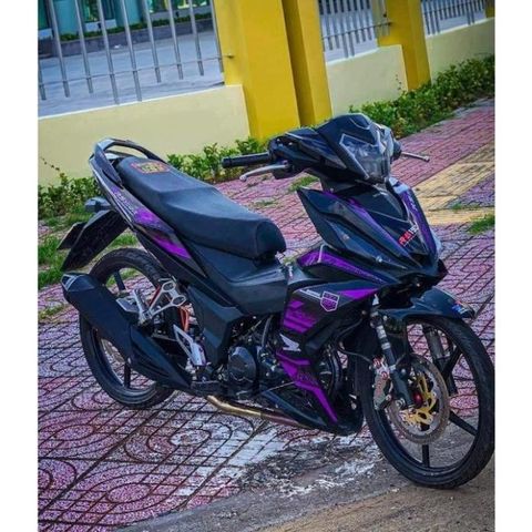 TEM DÁN RS150R WINNER V1 ĐEN TÍM - Decal Cao Cấp Nhất