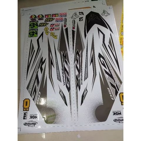 Tem Rời Honda Winner 150 GTR Trắng Đen