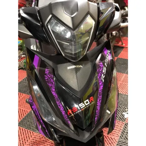 TEM DÁN RS150R WINNER V1 ĐEN TÍM - Decal Cao Cấp Nhất