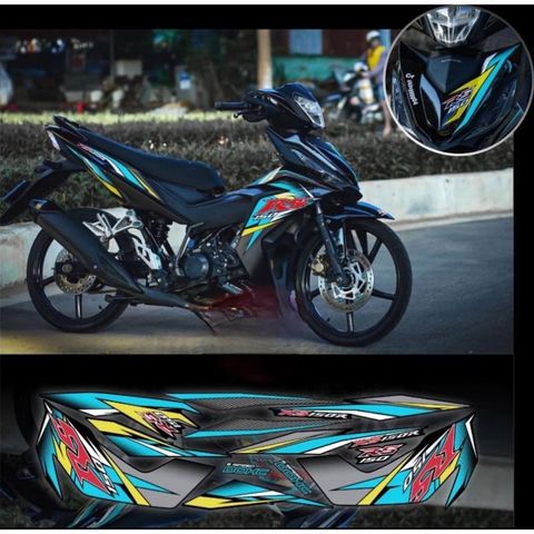 Tem rời winner Rs phối xanh đen