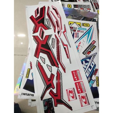 Tem Rời Honda Winner X Đỏ Đen Mới 2022  - Decal In Chất Lượng