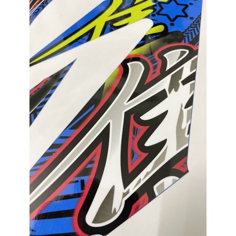 Tem Hayabusa rời dán xe Satria xanh Gp zin Quyen Decal