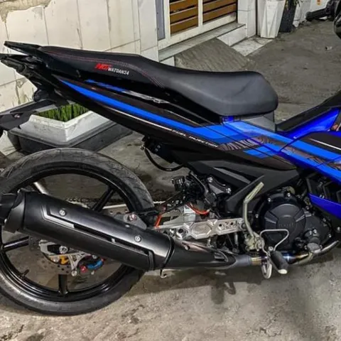 Tem Rời Exciter 150 2022 Đen Xanh Gp  - Decal In Chất Lượng