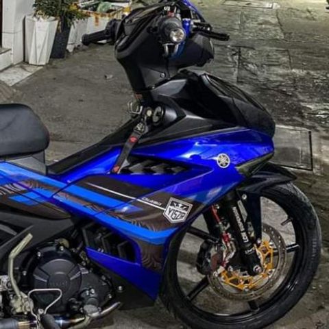Tem Rời Exciter 150 2022 Đen Xanh Gp  - Decal In Chất Lượng