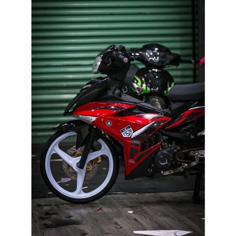 tem rời exciter 150 đỏ đen mẫu y15zr ( Thịnh Hành ) - Decal Cao Cấp Nhất