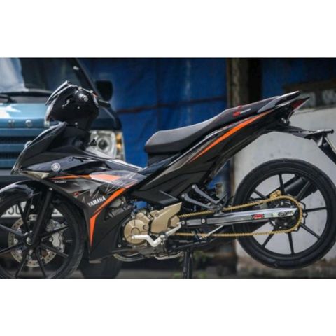 Tem Rời Ex 150 Mx Cam Đen  - Decal In Chất Lượng