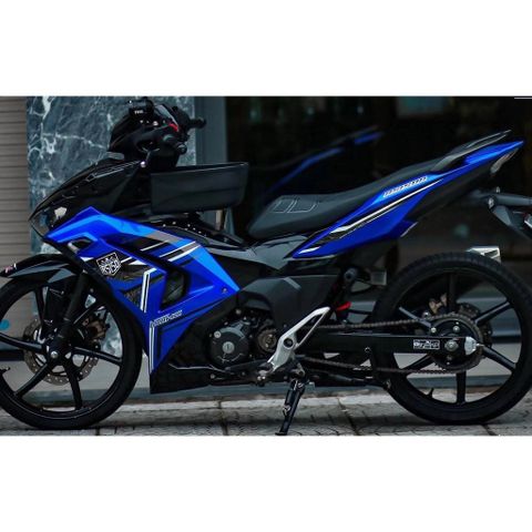 TEM DÁN RS150R XE WINNER X V3 MÀU XANH ĐEN - Decal Cao Cấp Nhất