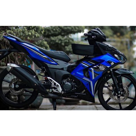 TEM DÁN RS150R XE WINNER X V3 MÀU XANH ĐEN - Decal Cao Cấp Nhất
