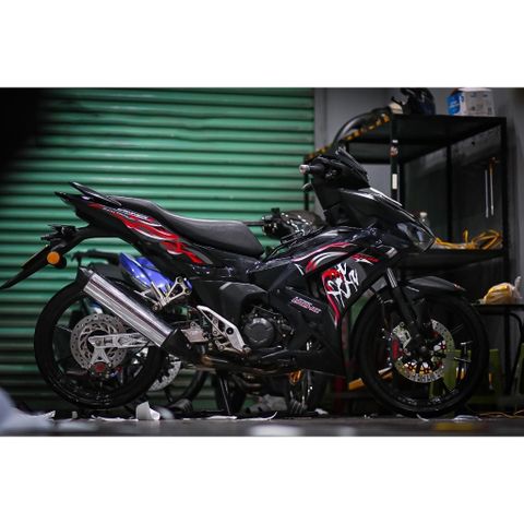 tem rời winner x v3 đen đỏ mẫu chữ tàu ( Mới )  2024 đẹp , tem 3 lớp - Decal Cao Cấp Nhất
