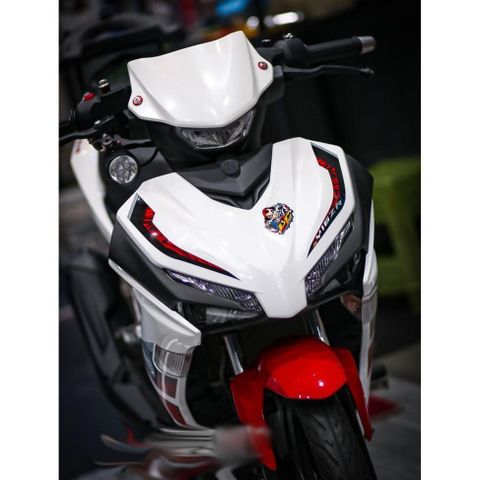 Tem rời Exciter 155 mẫu Y16ZR trắng đỏ, in sắc nét, 3 lớp không phai màu CM00141 1 2