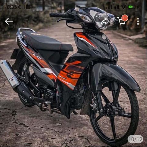 Tem Rời Sym Elengant LC 50 Đen  - Decal In Chất Lượng
