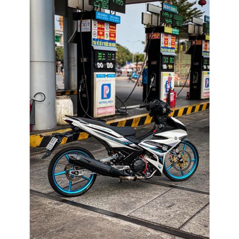 [FreeShip] [Ảnh thật] Tem rời Exciter 150 đen trắng xanh - Mẫu Y15ZR Chuẩn From Quyen Decal