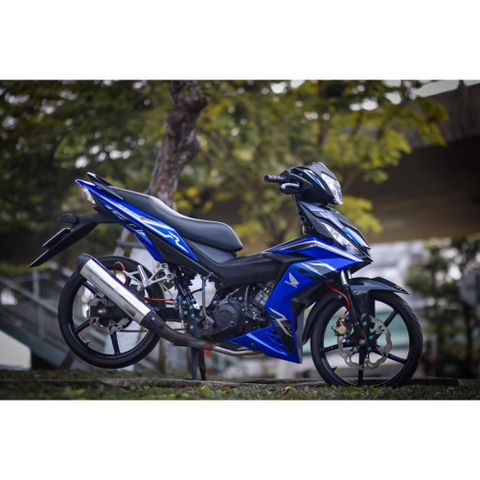 Tem Rời Dán Xe Winner V1 Mẫu GTR Zin 2018 Chữ RS 150R Xanh Đen Cực Đẹp, Hàng 3 Lớp Chất Lượng Cao Quyen Decal