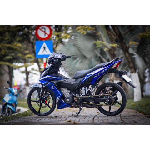 Tem Rời Dán Xe Winner V1 Mẫu GTR Zin 2018 Chữ RS 150R Xanh Đen Cực Đẹp, Hàng 3 Lớp Chất Lượng Cao Quyen Decal
