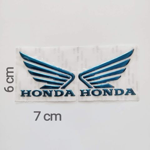 Logo Cánh Chim Honda Nhựa Dẻo Xi Nổi