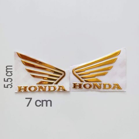 Logo Cánh Chim Honda Nhựa Dẻo Xi Nổi