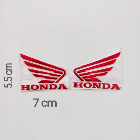 Logo Cánh Chim Honda Nhựa Dẻo Xi Nổi