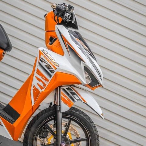 Tem Rời Honda Vario 150 Trắng Cam  - Decal In Chất Lượng