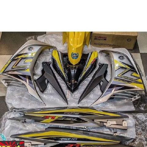 Tem Rời Ex 135 LC Dán Xe Xám Phối Vàng