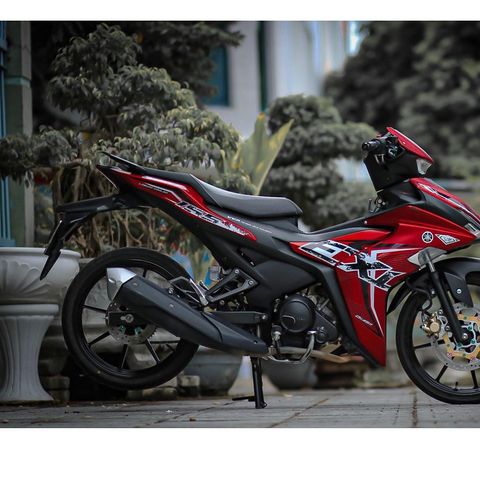 [FreeShip] TEM RỜI mẫu chữ EX trắng đen cho Exciter 155 đỏ - tem cao cấp không bay màu Quyen Decal