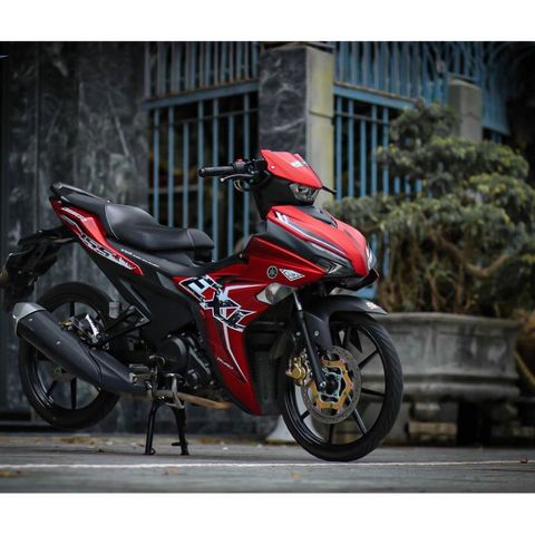 [FreeShip] TEM RỜI mẫu chữ EX trắng đen cho Exciter 155 đỏ - tem cao cấp không bay màu Quyen Decal