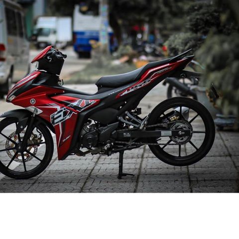[FreeShip] TEM RỜI mẫu chữ EX trắng đen cho Exciter 155 đỏ - tem cao cấp không bay màu Quyen Decal