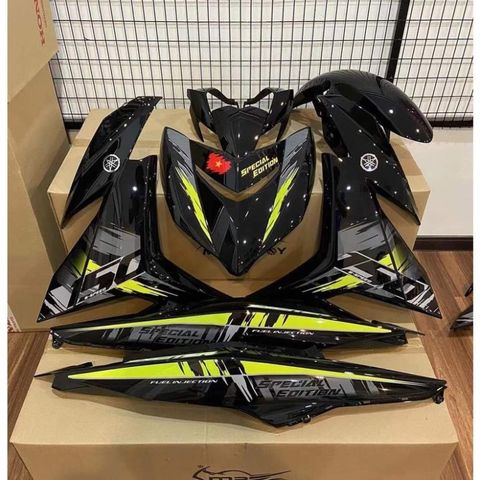 Tem Rời Ex 150 Đen Xanh Non Special Edition 2022  - Decal In Chất Lượng