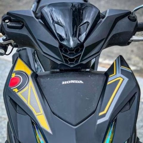 TEM DÁN GTR XE WINNER X V3 MÀU ĐEN VÀNG ĐỒNG - Decal Cao Cấp Nhất