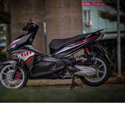 [FreeShip] TEM RỜI mẫu ADN đỏ trắng xám cho AirBlade đen - tem in cao cấp không bay màu Quyen Decal