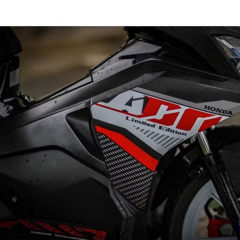 [FreeShip] TEM RỜI mẫu ADN đỏ trắng xám cho AirBlade đen - tem in cao cấp không bay màu Quyen Decal