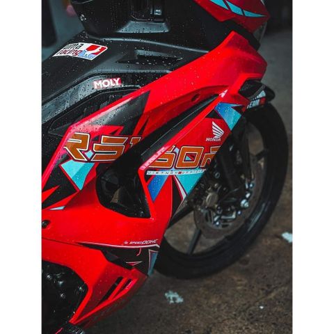 TEM DÁN RS150R XE WINNER X V3 MÀU ĐỎ - Decal Cao Cấp Nhất
