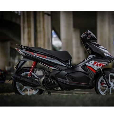 [FreeShip] TEM RỜI mẫu ADN đỏ trắng xám cho AirBlade đen - tem in cao cấp không bay màu Quyen Decal