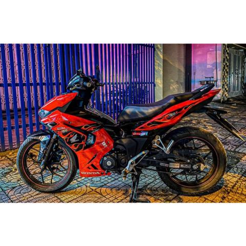 Tem Lửa Winner X V3 Dán Xe Đỏ - Tem Rời 2023  - Decal In Chất Lượng