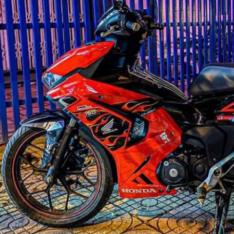 Tem Lửa Winner X V3 Dán Xe Đỏ - Tem Rời 2023  - Decal In Chất Lượng