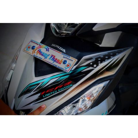 Tem Rời Dán Xe Winner V1 Mẫu GTR Xanh Bạc Cực Chất, Hàng 3 Lớp Chất Lượng Cao Quyen Decal