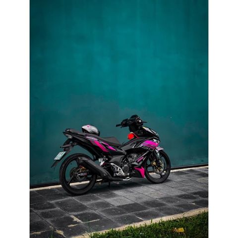 TEM DÁN RS150R WINNER X V2 MÀU ĐEN HỒNG - Decal Cao Cấp Nhất