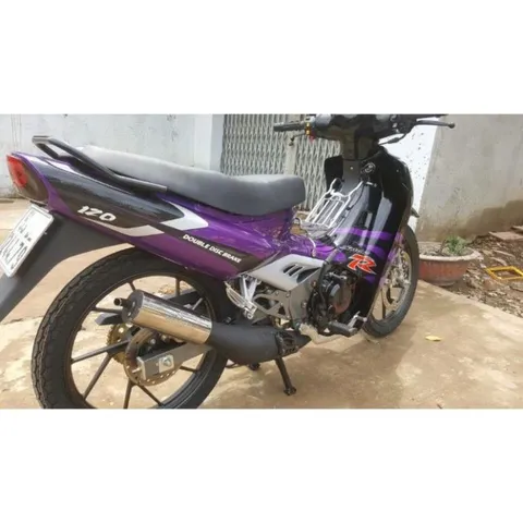 Tem Suzuki Satria 2000 Tím Đen  - Decal In Chất Lượng