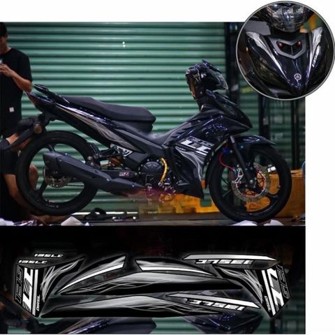 tem rời exciter 135 zin mới phối xám đen