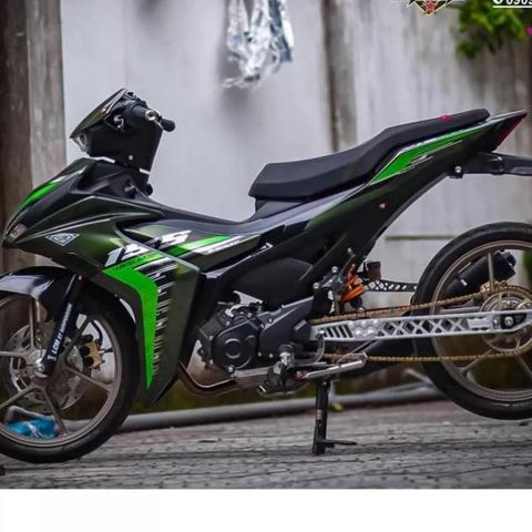 Tem Rời Ex 155 Dán Xe Xanh Rêu  - Decal In Chất Lượng