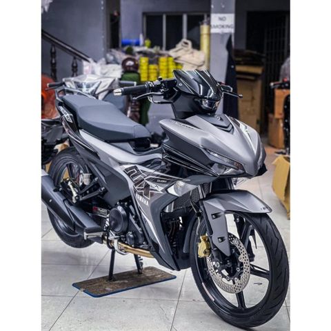 tem rời exciter 155 đen xám mx ( Thịnh Hành ) , tem 3 lớp - Decal Cao Cấp Nhất