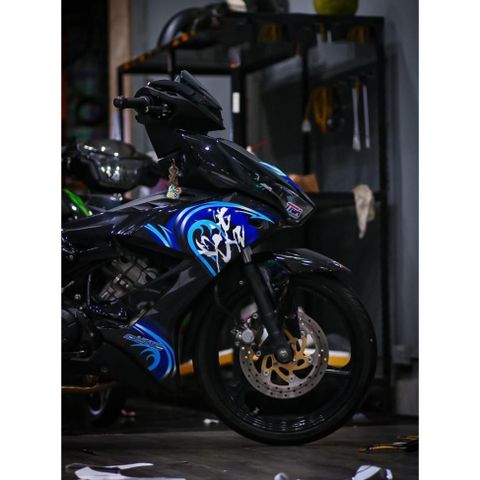 tem rời winner x đen xanh mẫu chữ tàu đẹp cover chuẩn 2024 , tem 3 lớp - Decal Cao Cấp Nhất