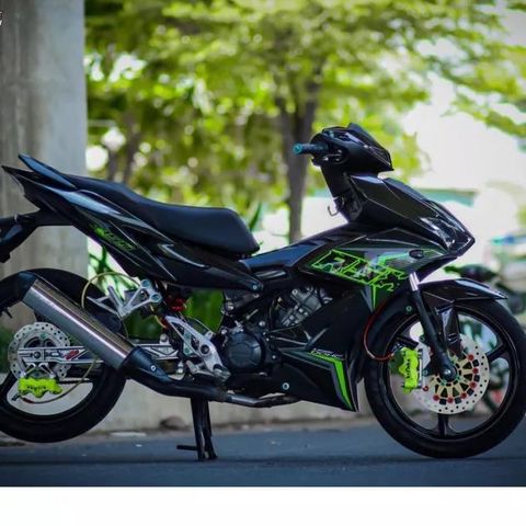 Tem Rời Honda Winner X V2 RSX Đen Xanh  - Decal In Chất Lượng