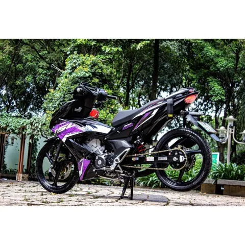 TEM MÀU TÍM DÁN XE WINNER X MÀU ĐEN TÍM - Decal Cao Cấp Nhất